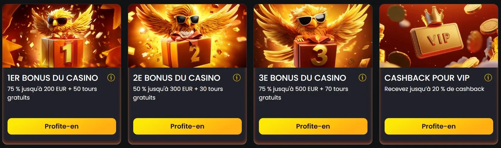 Bonus de Bienvenue